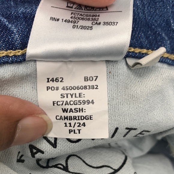 Favorite Daughter Straight Leg The Valentina Cambridge Jeans EUC Sz 28 - Picture 8 of 8